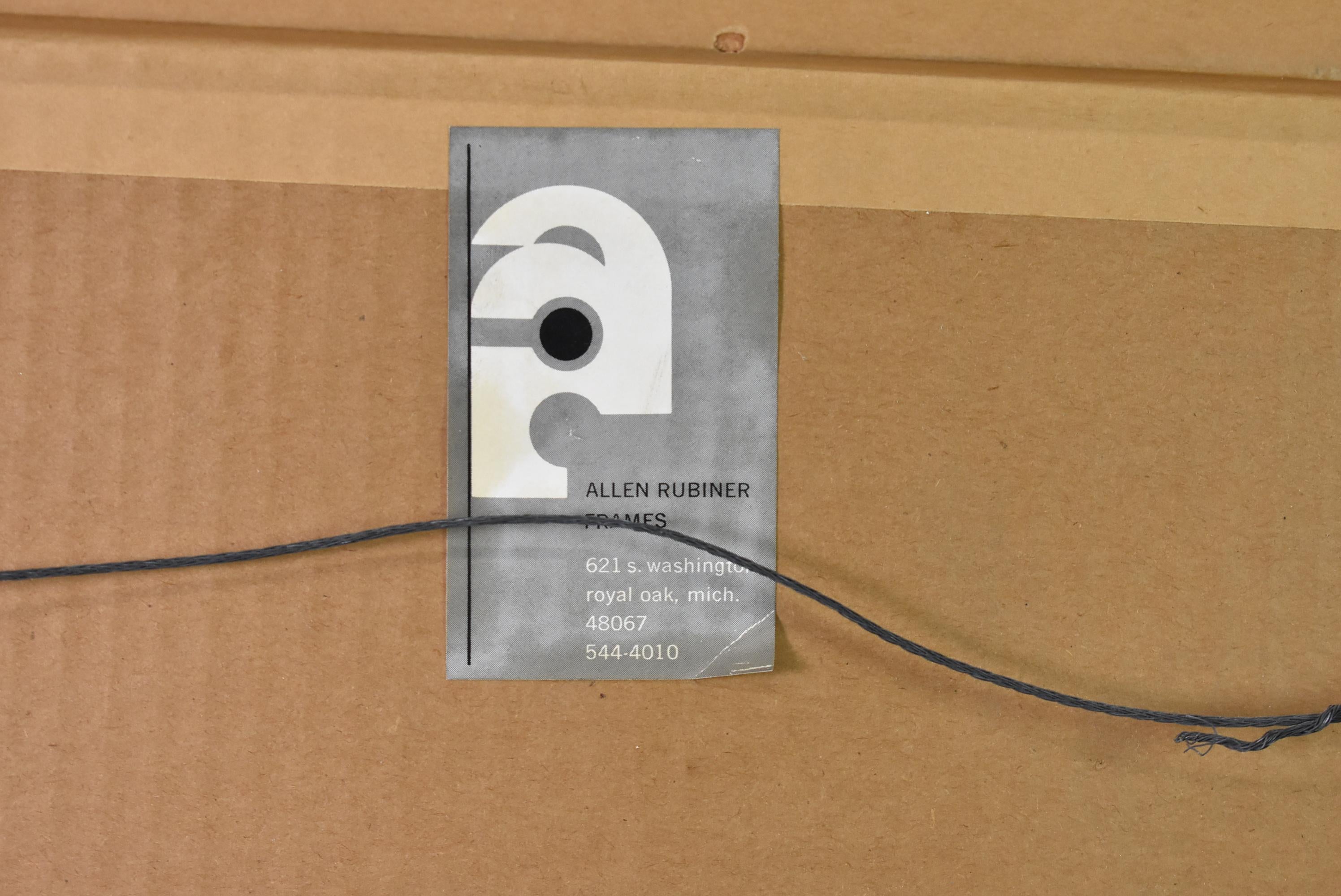 Paper Josef Albers Hard Edge Soft Edge Series, Green and Grey For Sale