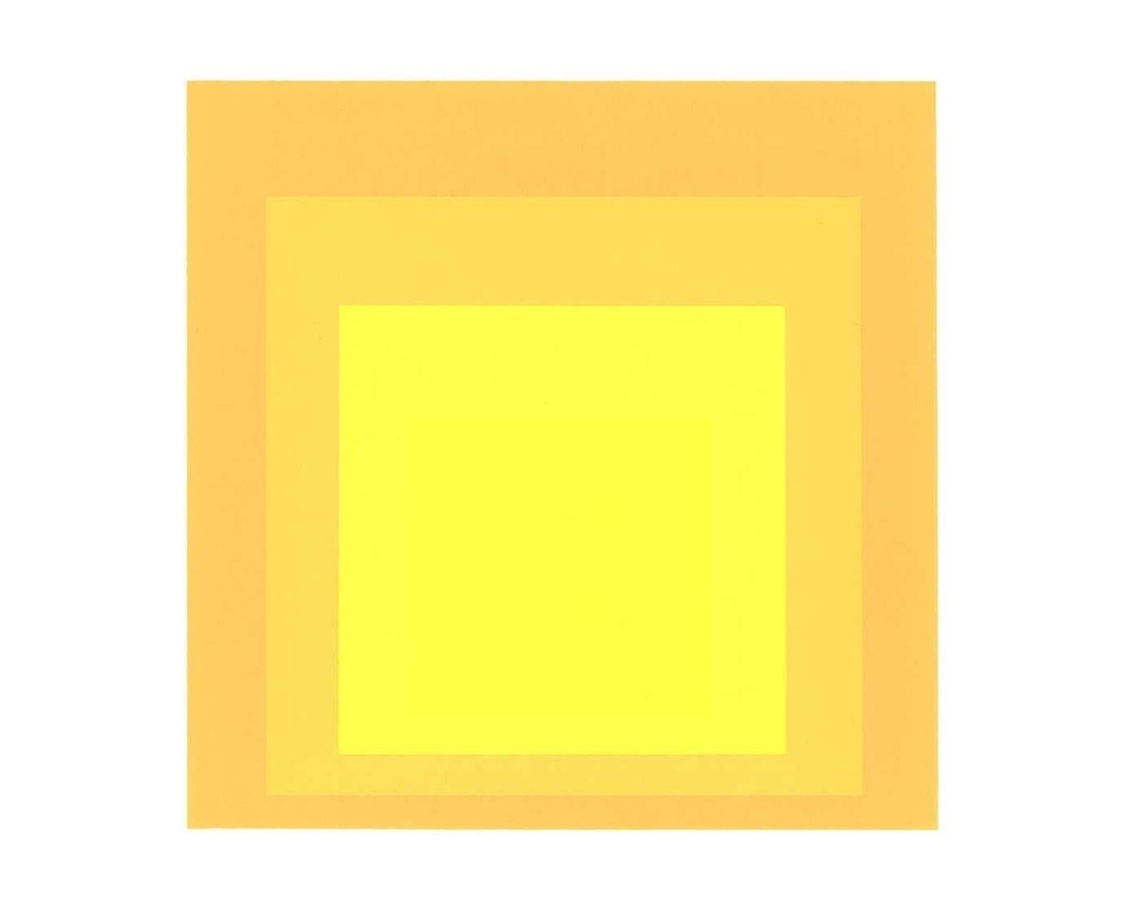Josef Albers Homenaje al cuadrado 1964 (conjunto de 4 obras impresas), 1964 Moderno de mediados de siglo