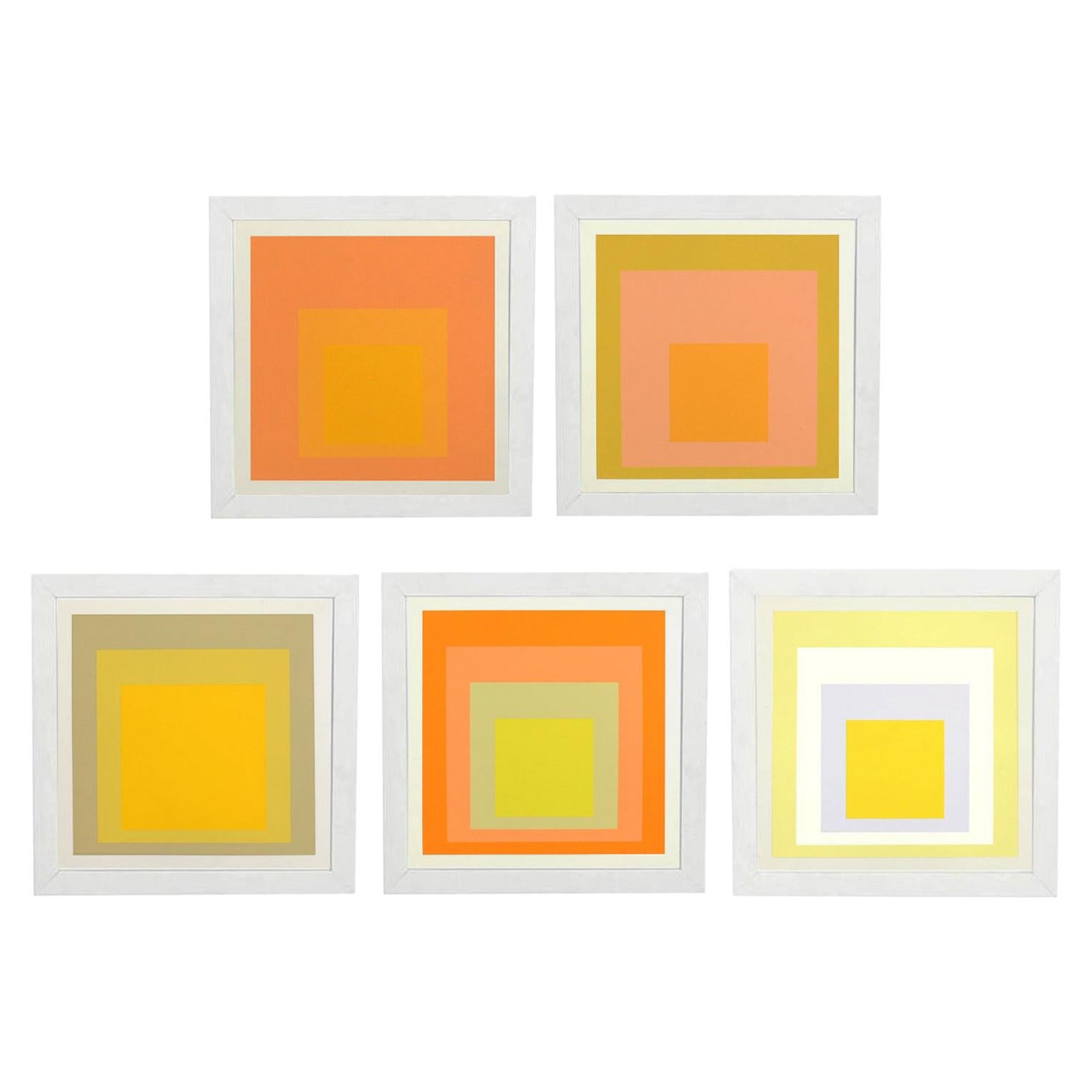 Josef Albers Homage to the Square Lithographs
