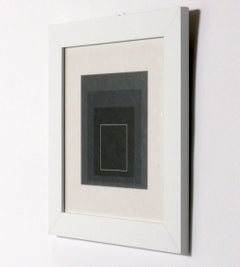Josef Albers Homage To The Square Serigraph Newly Framed Mid Century