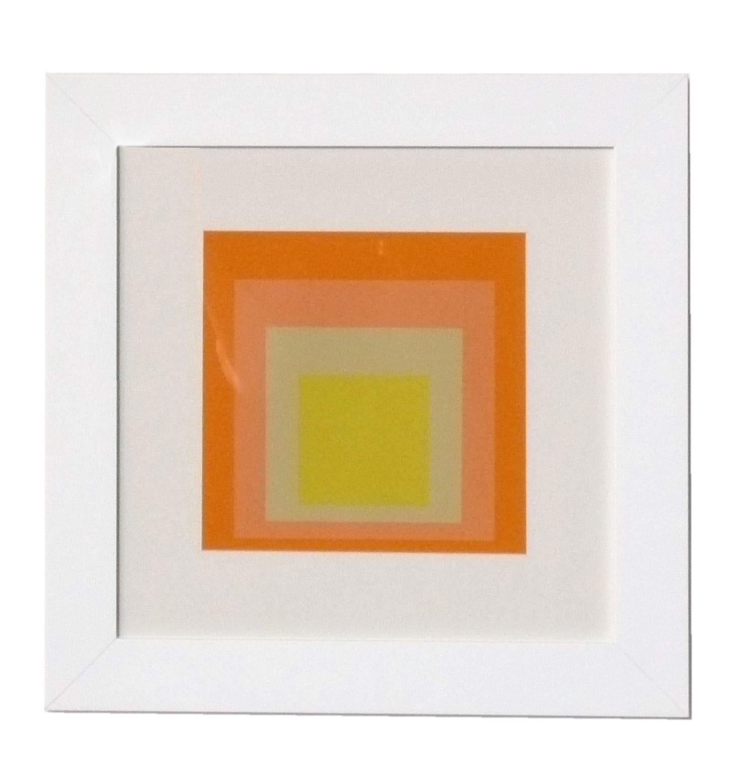 Sechs Serigraphien von Josef Albers für die limitierte Ausgabe des Folios 