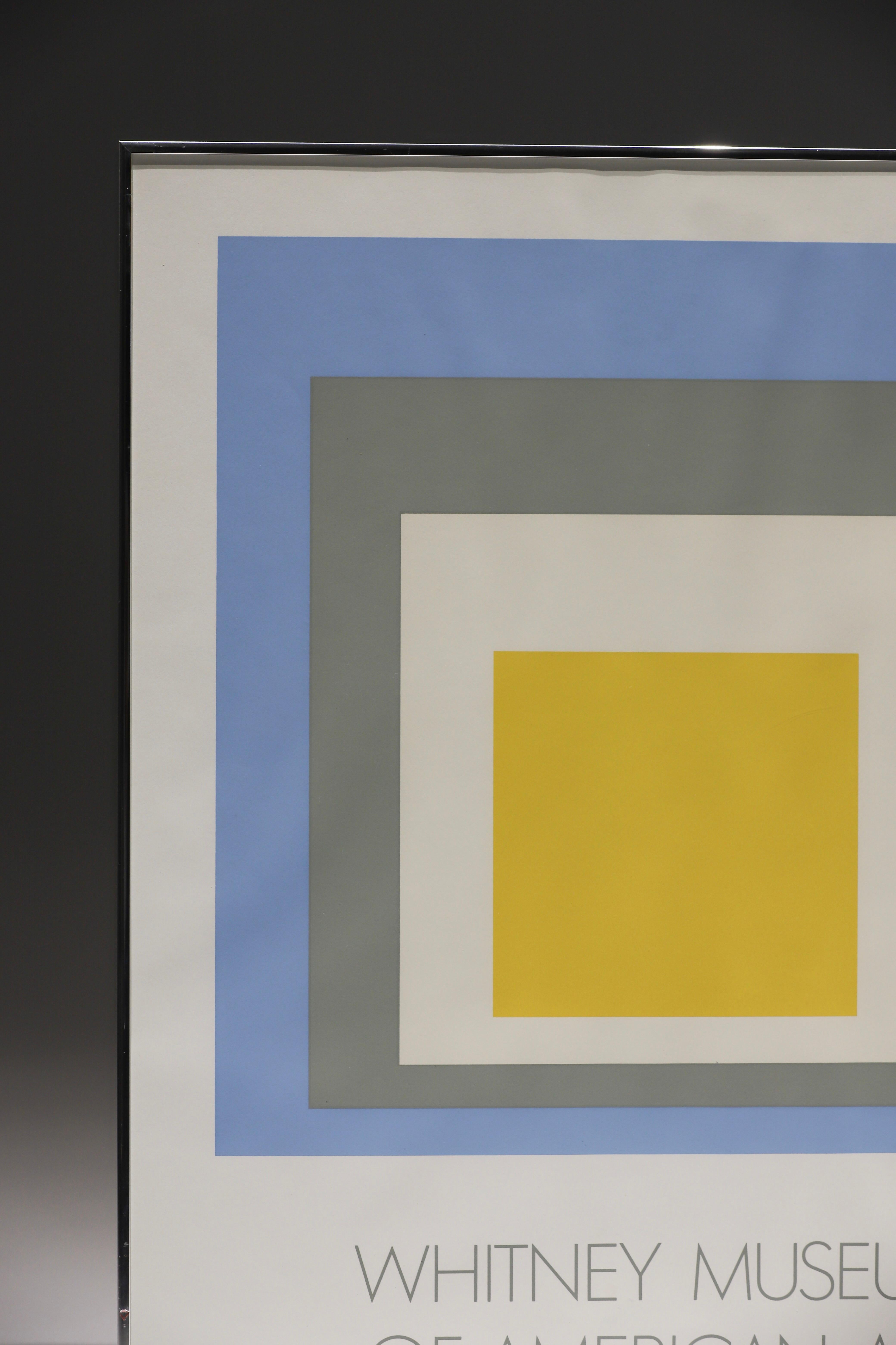 Minimaliste Josef Albers, Hommage à la place : Whitney Museum of American Art, 1972