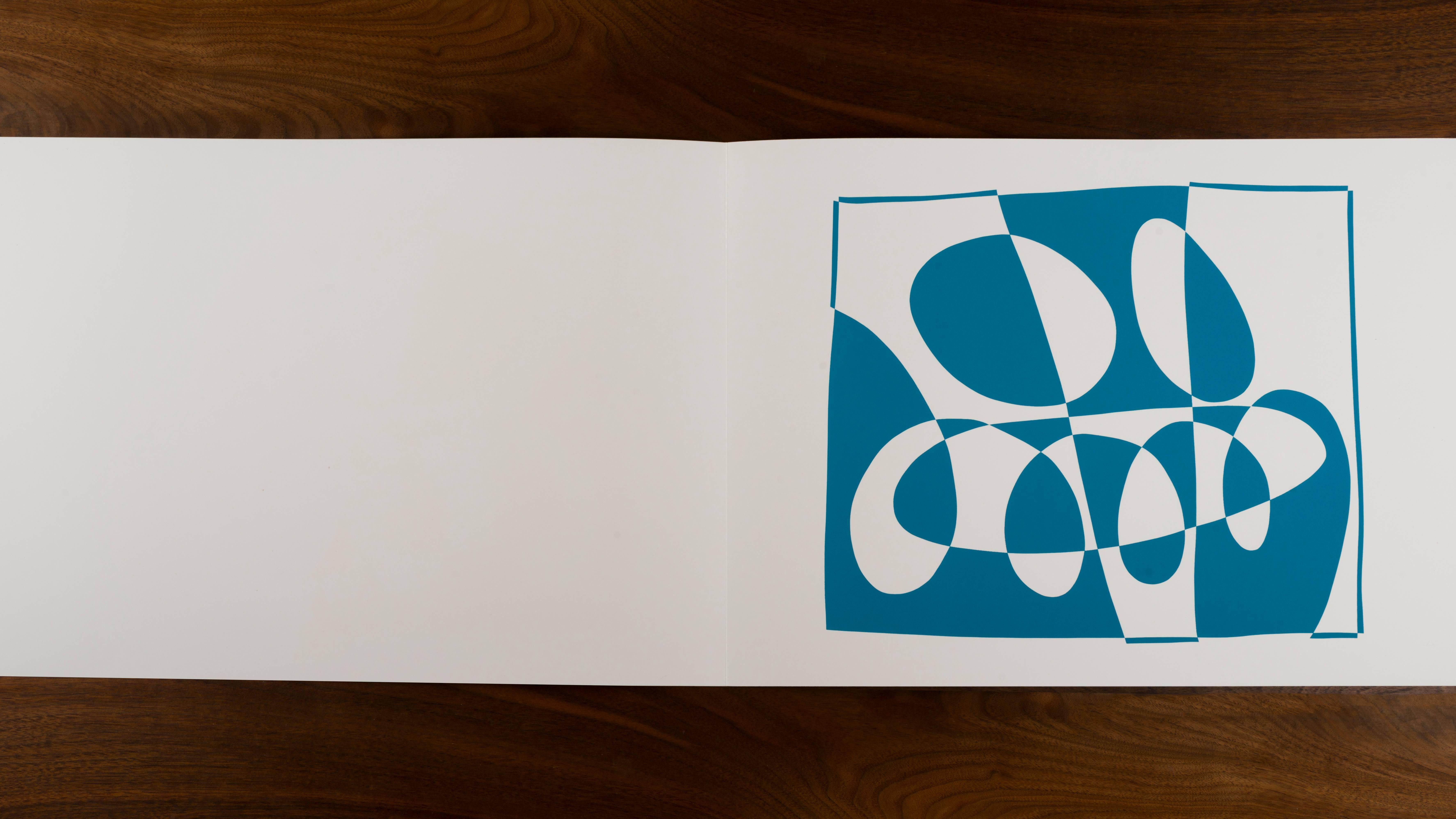 Josef Albers, Formulierungen - Artikulationen I & II
Ausgabe 974/ 1000
1972 Siebdruck auf Papier
Geprägt mit den Initialen von Josef Albers, Mappen- und Ordnernummer. Dieses Werk wird von Harry N. Abrams und Ives-Sillman veröffentlicht.
Dieses