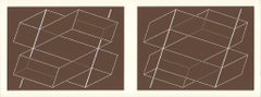 1972 Josef Albers 'Formulation: Articulation Portfolio 1, Folder 3' Abstract 