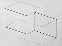 Vintage Albers, Composition, Josef Albers Zeichnungen Drawings (after)