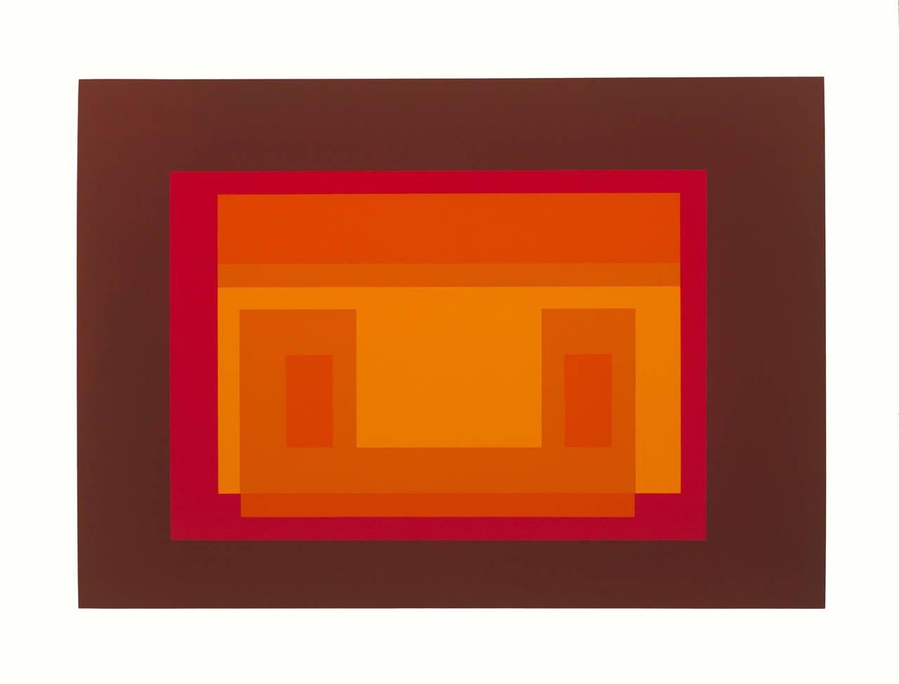 Josef Albers Abstract Print - Formulation : Articulation, Portfolio I Folder 11 (B)