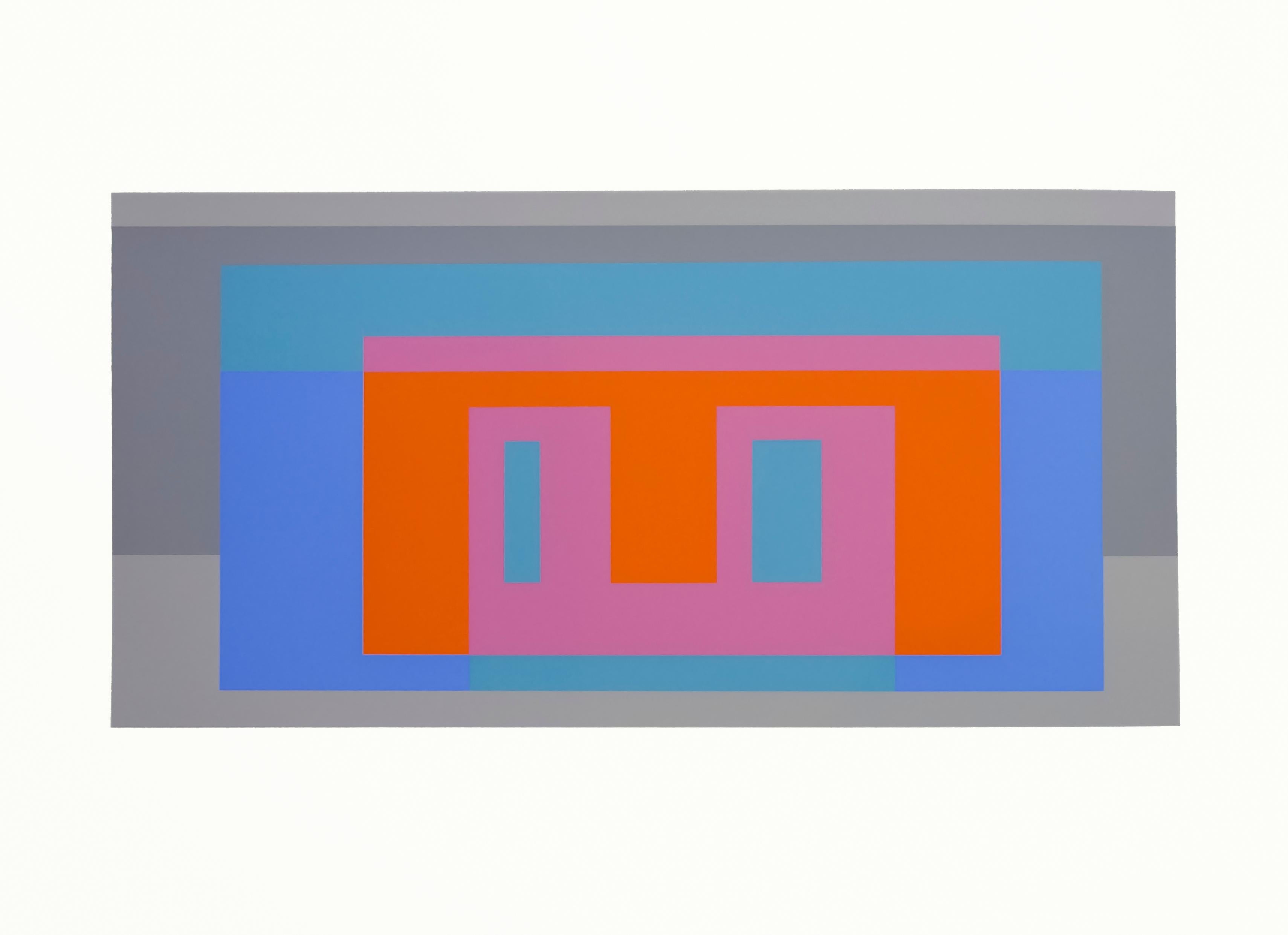 Josef Albers Abstract Print - Formulation : Articulation, Portfolio I Folder 17 (B)