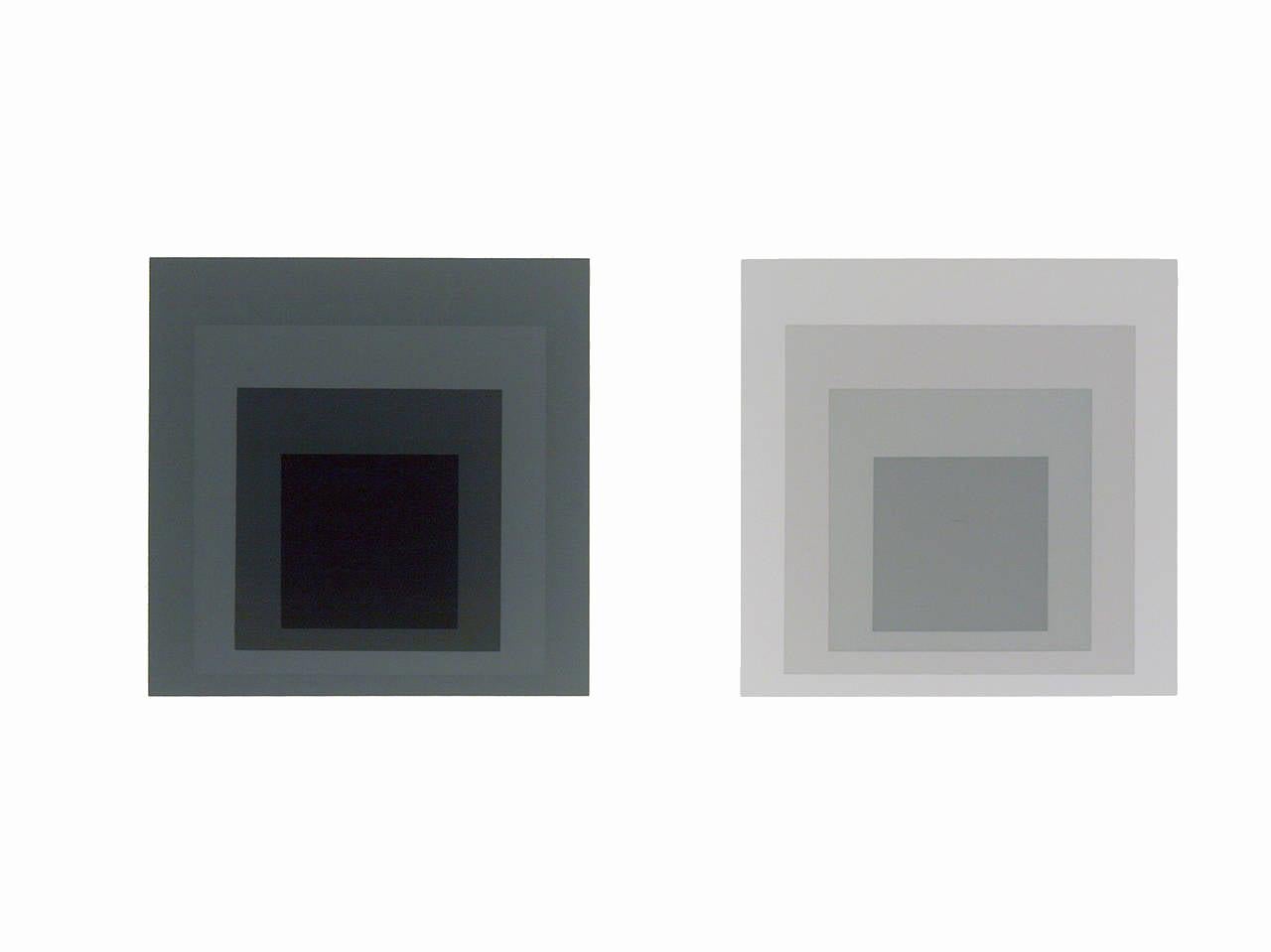 Josef Albers Abstract Print - Formulation : Articulation, Portfolio I Folder 23 (A) "Homage to the Square"