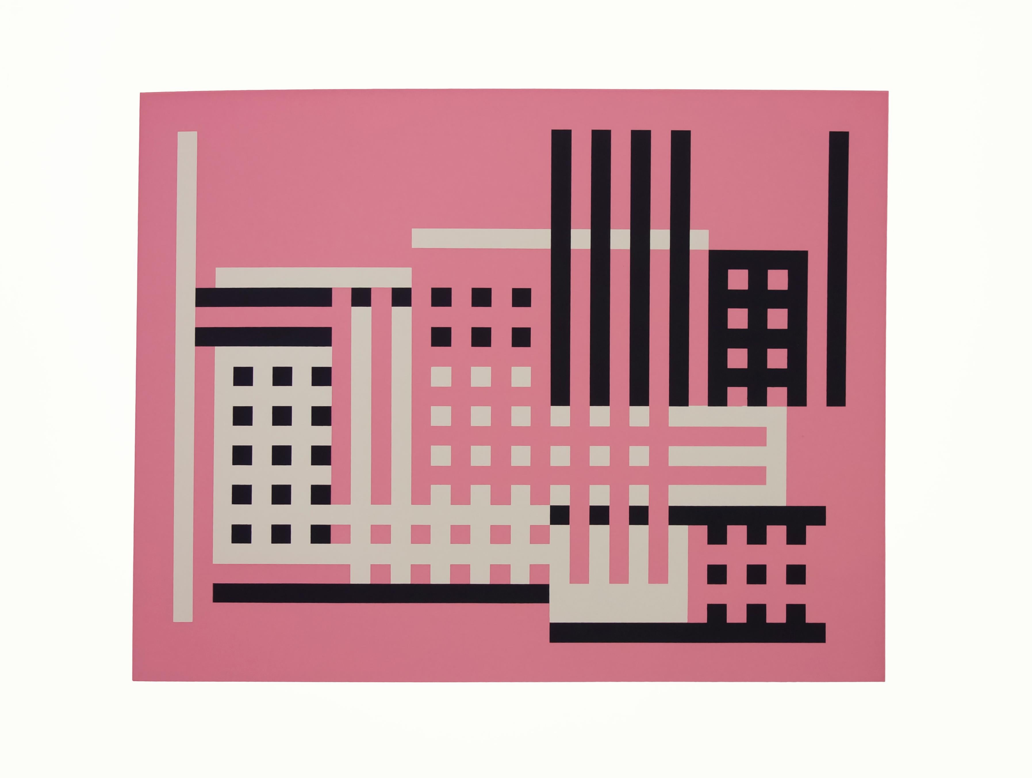Josef Albers Abstract Print - Formulation : Articulation, Portfolio I Folder 24 (B)