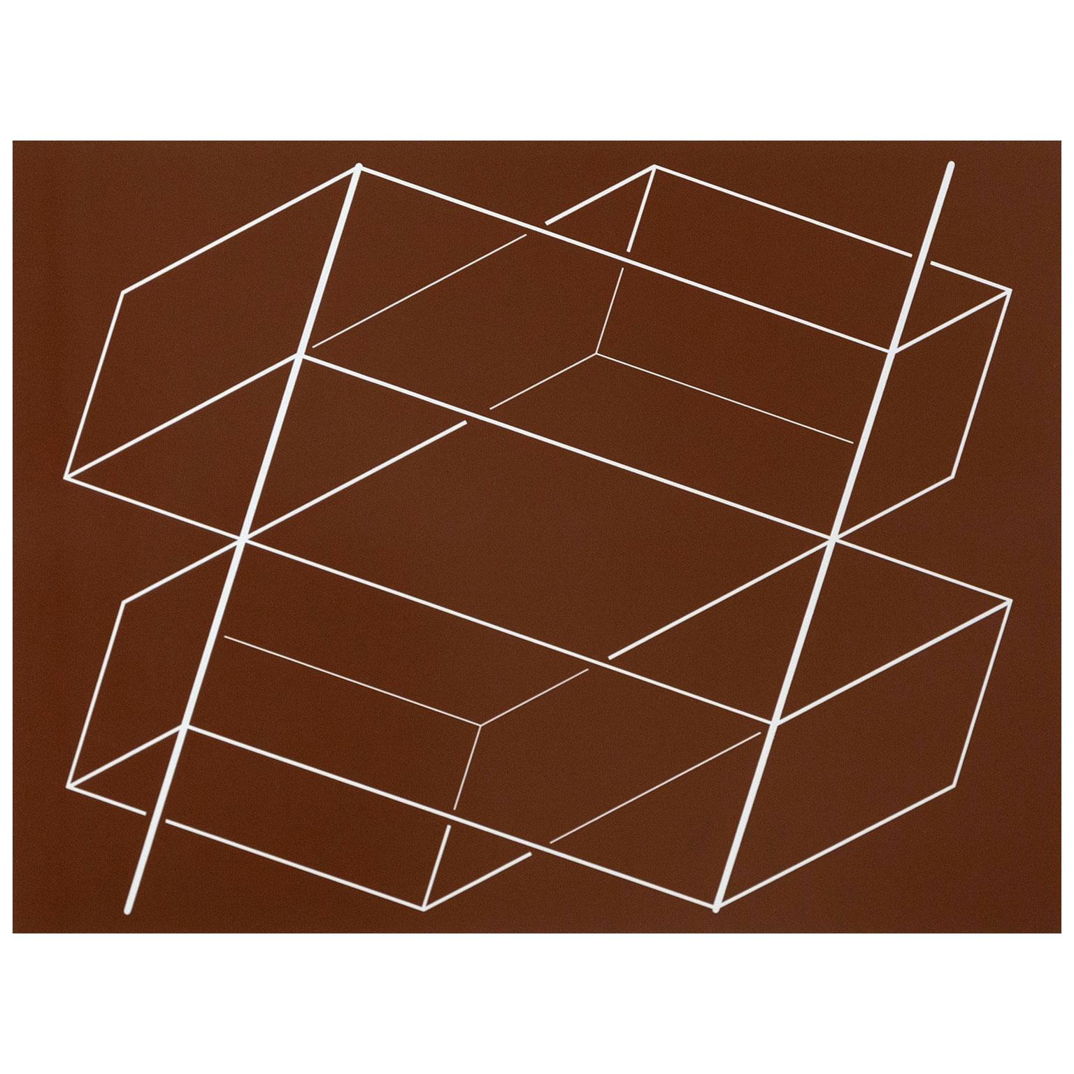 Josef Albers Abstract Print – Band-/Pfosten – P1, F3, I2