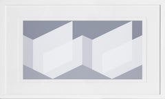 Biconjugate: Indoor - P2, F23, I1, Geometric Screenprint by Josef Albers