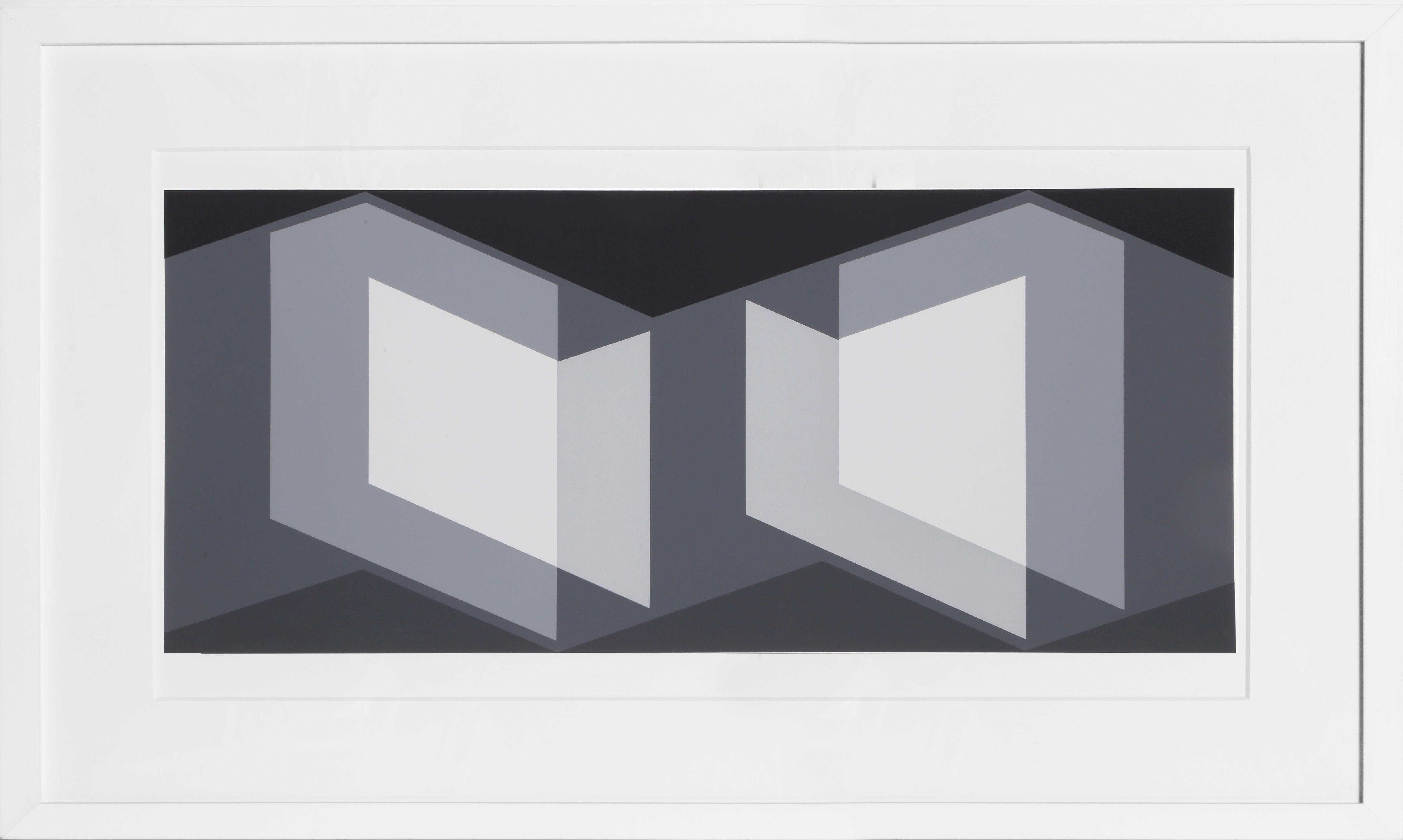 Josef Albers Abstract Print - Biconjugate - P2, F7, I1
