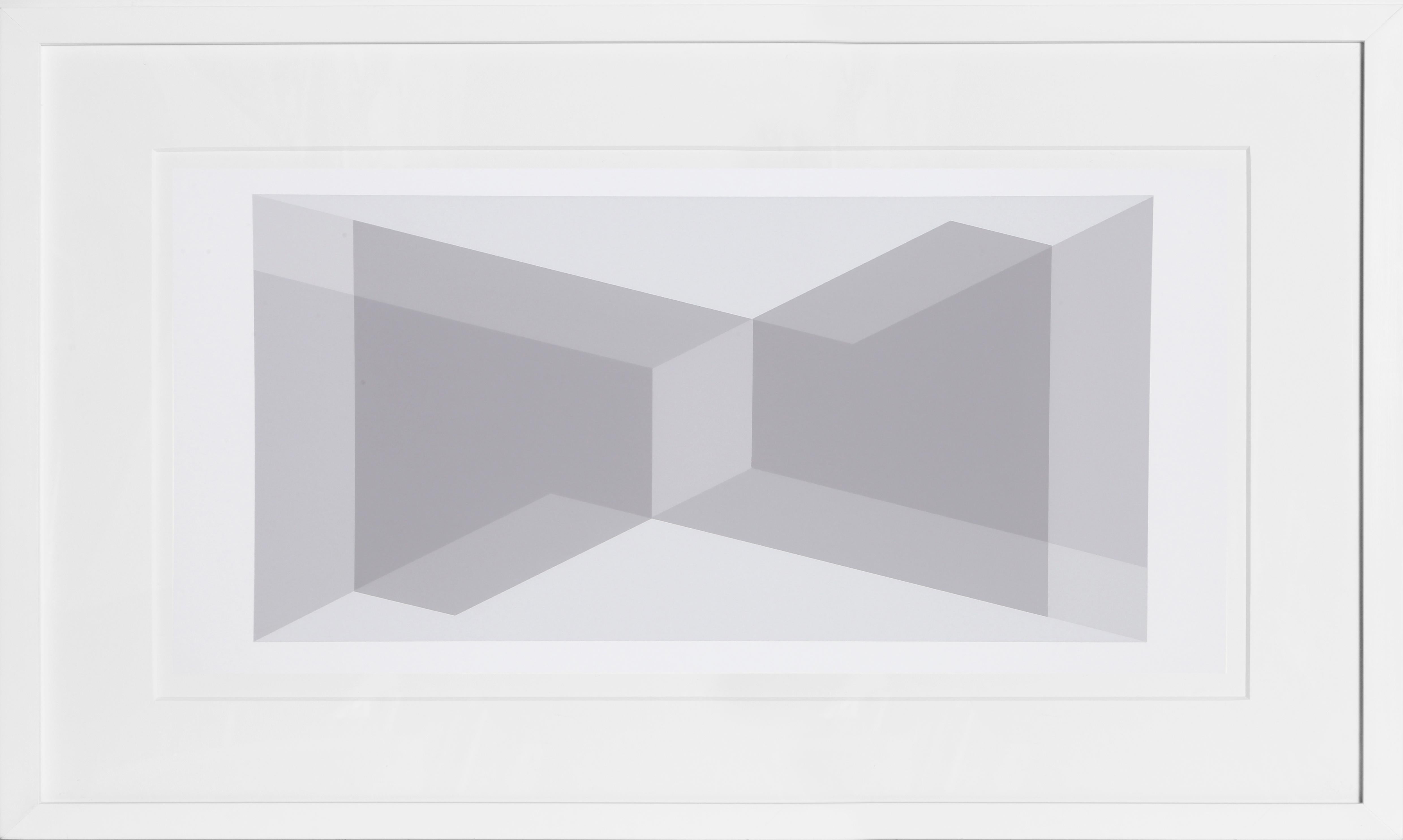Biconjugate: Vice Versa - P1, F9, I1, Geometric Screenprint by Josef Albers