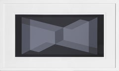 Biconjugate: Vice Versa - P1, F9, I2, Geometric Screenprint by Josef Albers