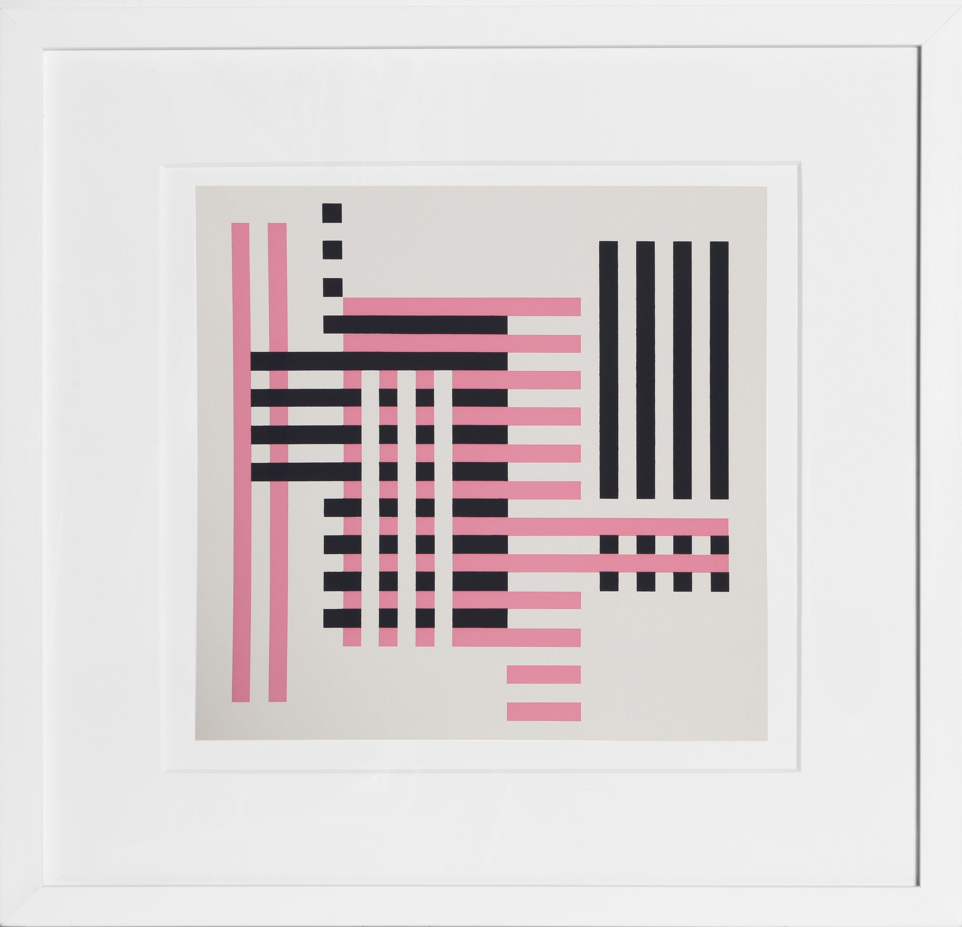 From the portfolio “Formulation: Articulation” created by Josef Albers in 1972. This monumental series consists of 127 original silkscreens that are a definitive survey of the artists most important color and shape theories. A copy of the colophon