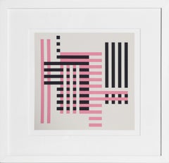 Bowers (Lauben) - P1, F24, I1, Geometric Abstract Screenprint by Josef Albers