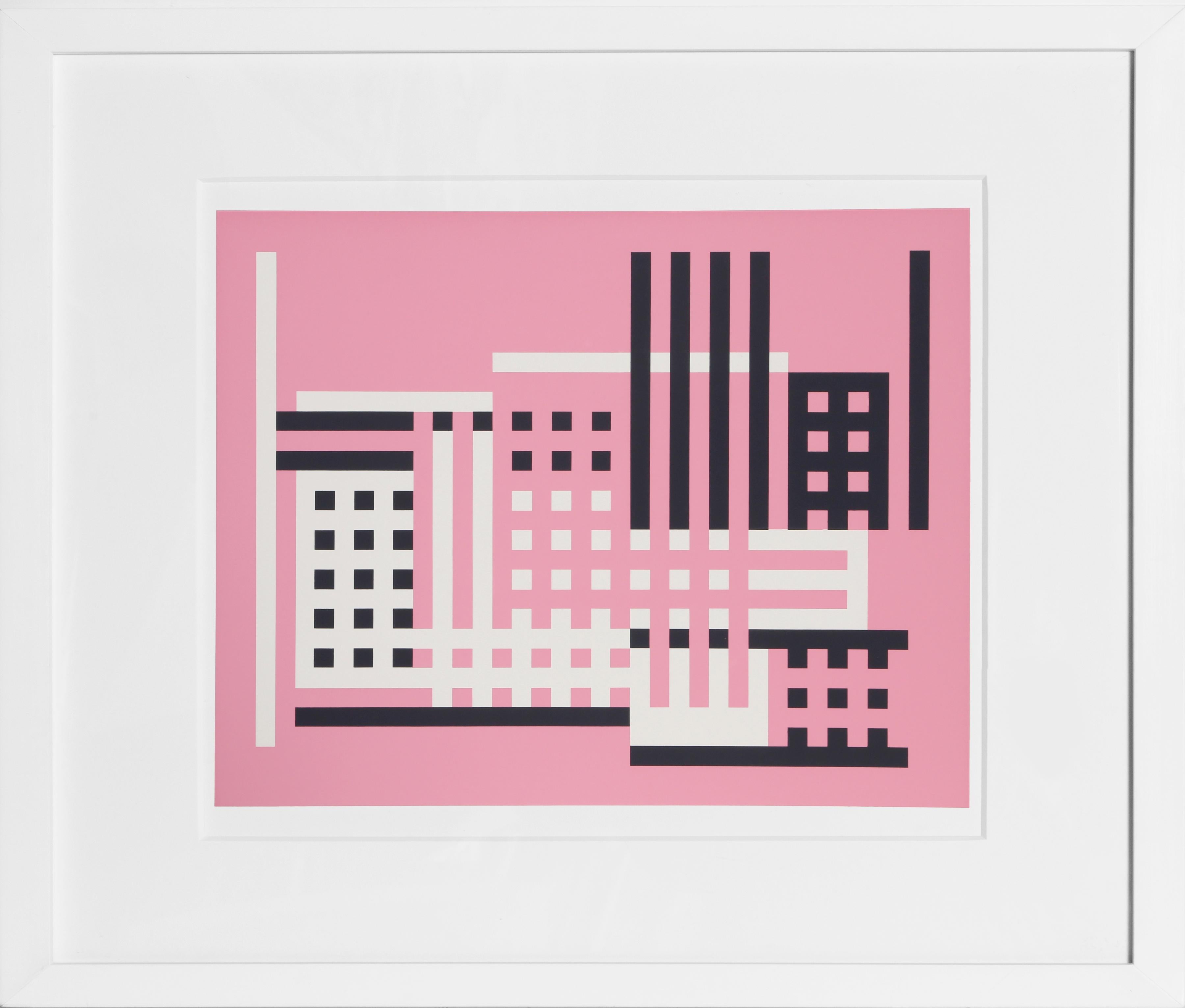 Bowers (Lauben) - P1, F24, I2, Geometric Abstract Screenprint by Josef Albers