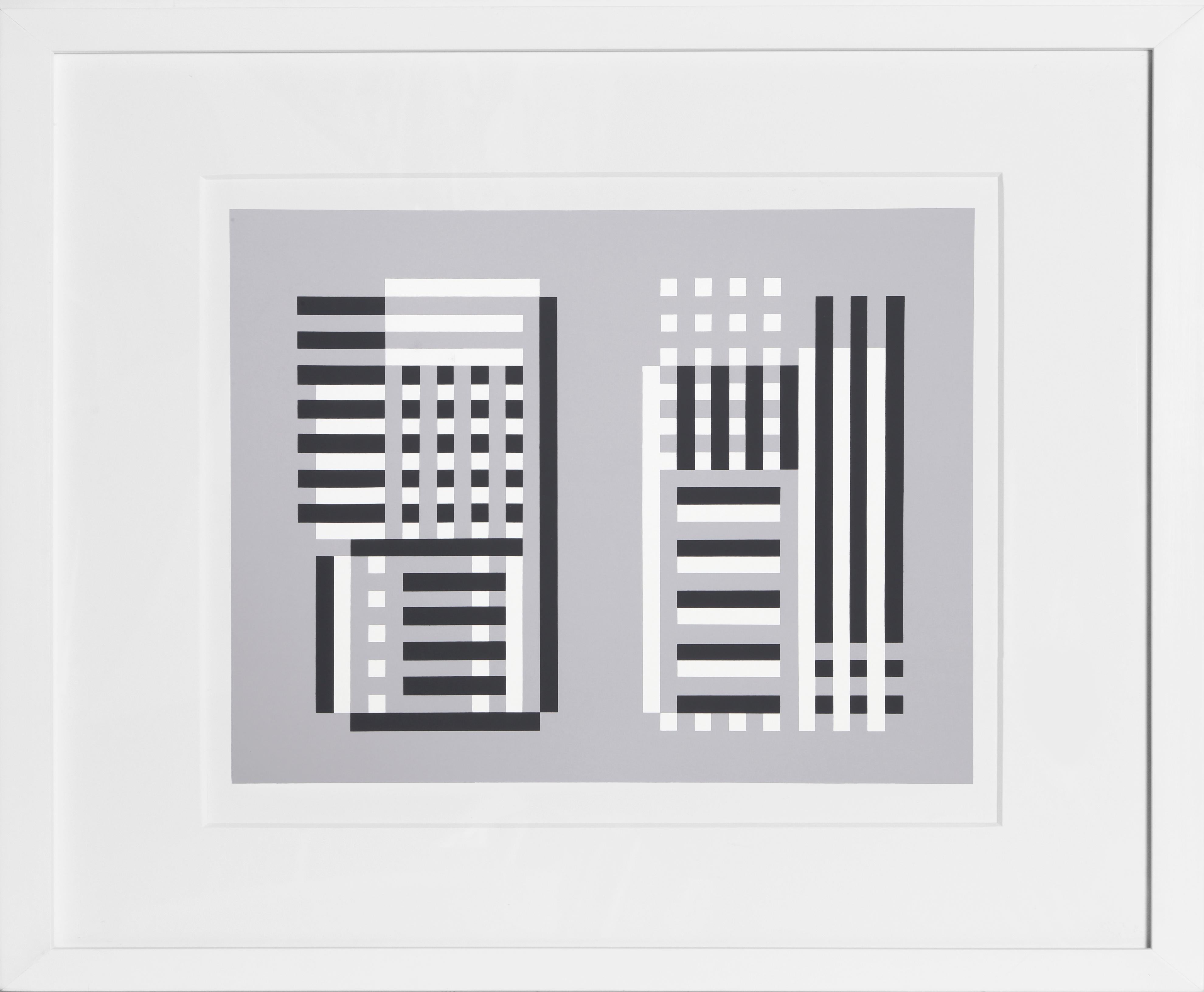 Josef Albers Abstract Print – Bowers (Lauben) - P2, F11, I1 