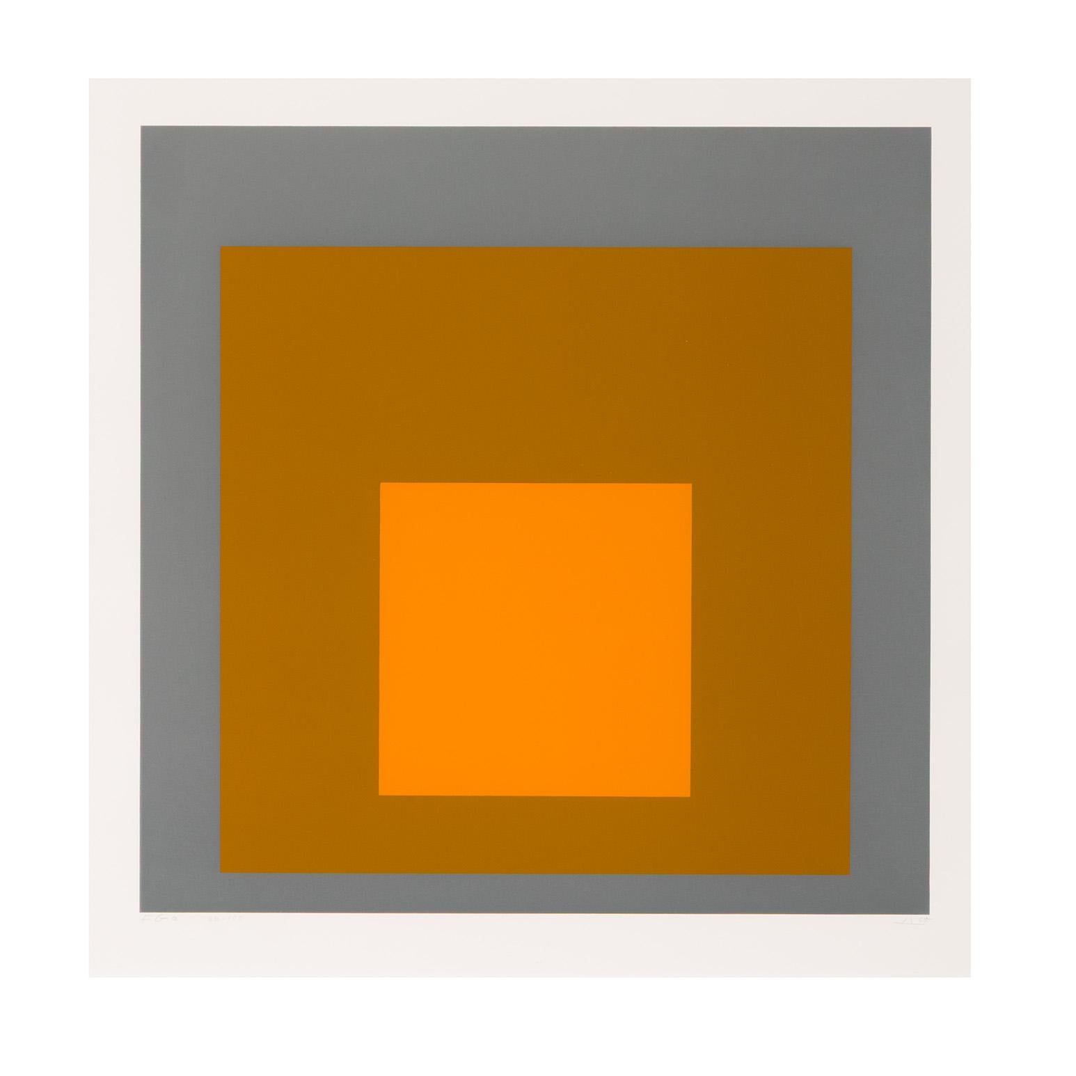 Orange Cadmium - Print de Josef Albers