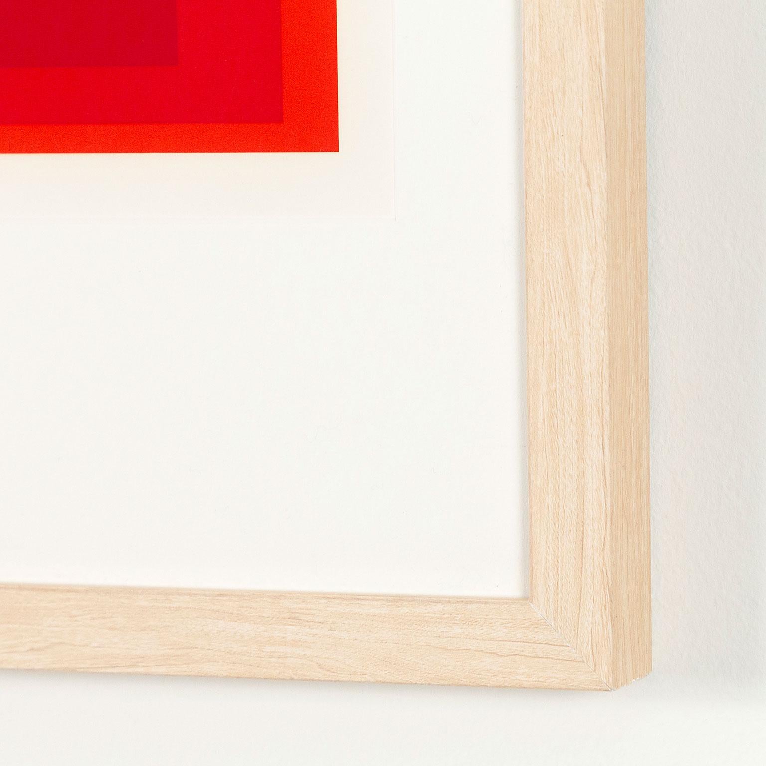 Either / Or - White Abstract Print by Josef Albers