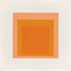 EK Ib from "Homage to the Square: Edition Keller I" - Abstract, Orange, Geometry