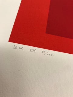 "EK IK" from the series Homage to the Square