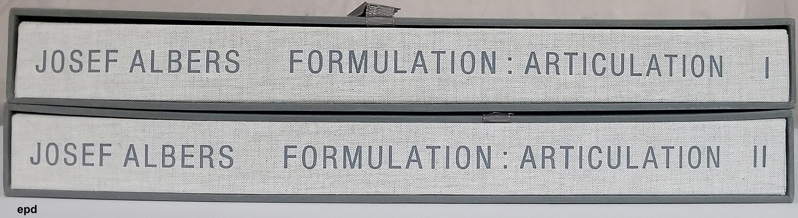 Josef Albers Abstract Print - FORMULATION  ARTICULATION