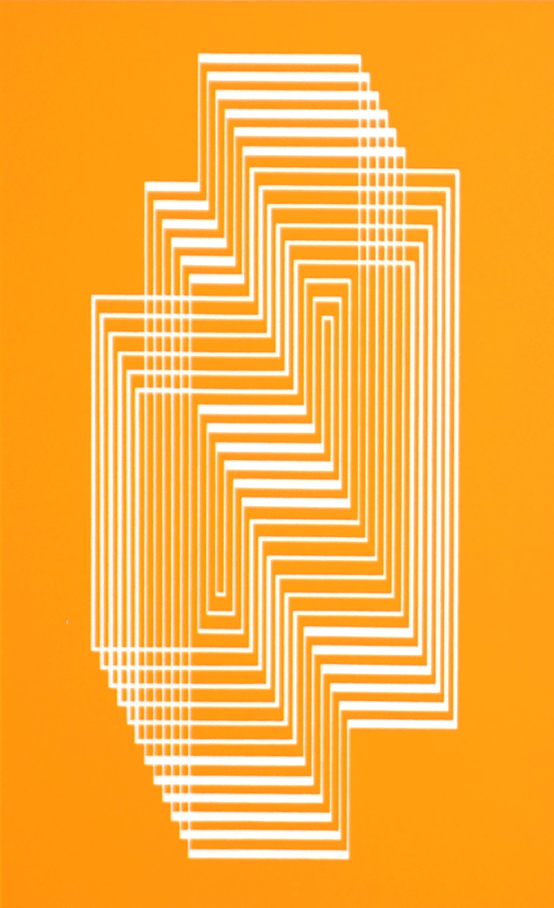 Formulación: Articulación - Print De la posguerra de Josef Albers