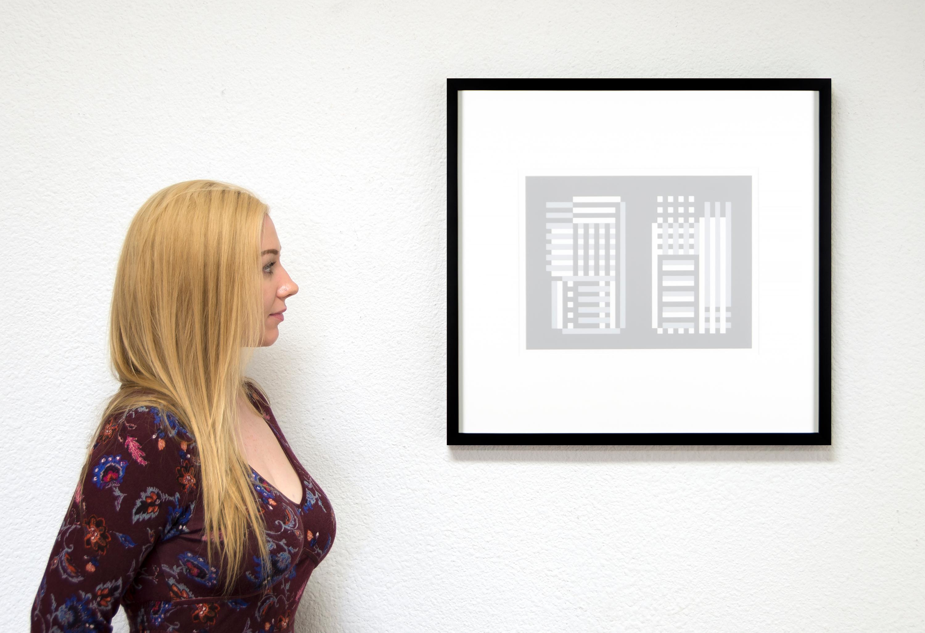 Formulación: Articulación - Print De la posguerra de Josef Albers
