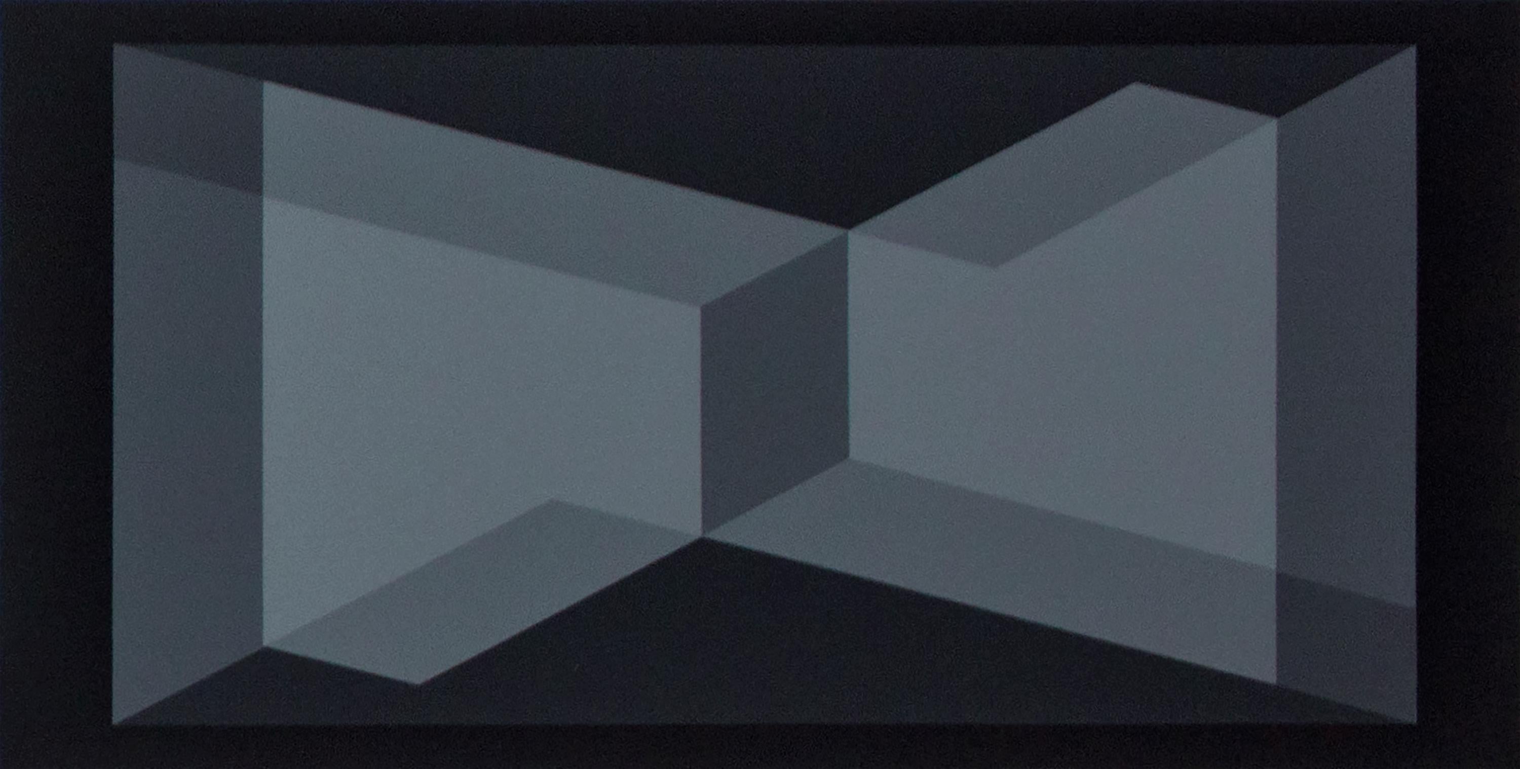 Sans titre, de la formulation : Articulation - Gris Abstract Print par Josef Albers