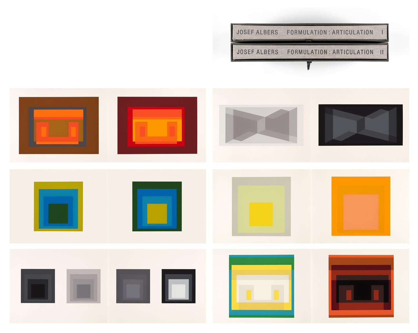 Josef Albers Abstract Print - Formulation : Articulation