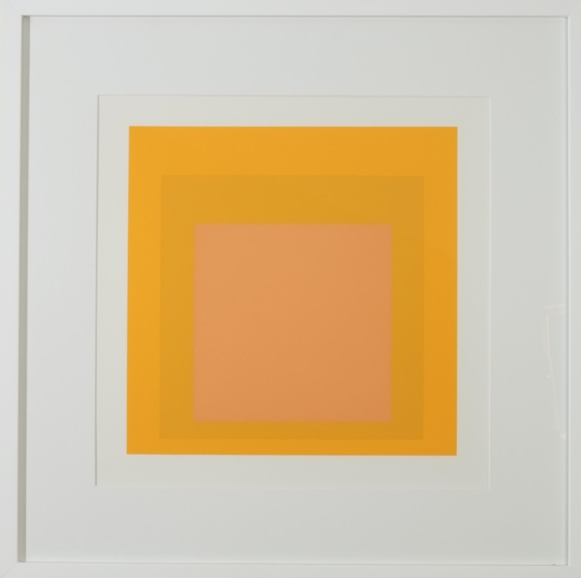 Josef Albers Abstract Print – Hommage an den Platz  -  PI-F15