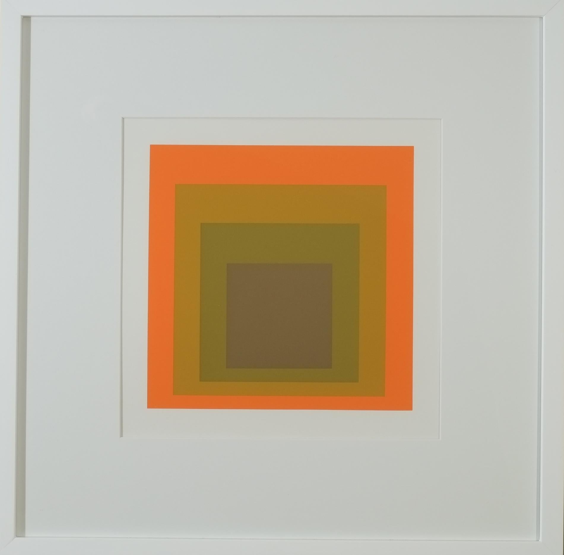 Josef Albers Abstract Print - Homage to the Square - PII-F19