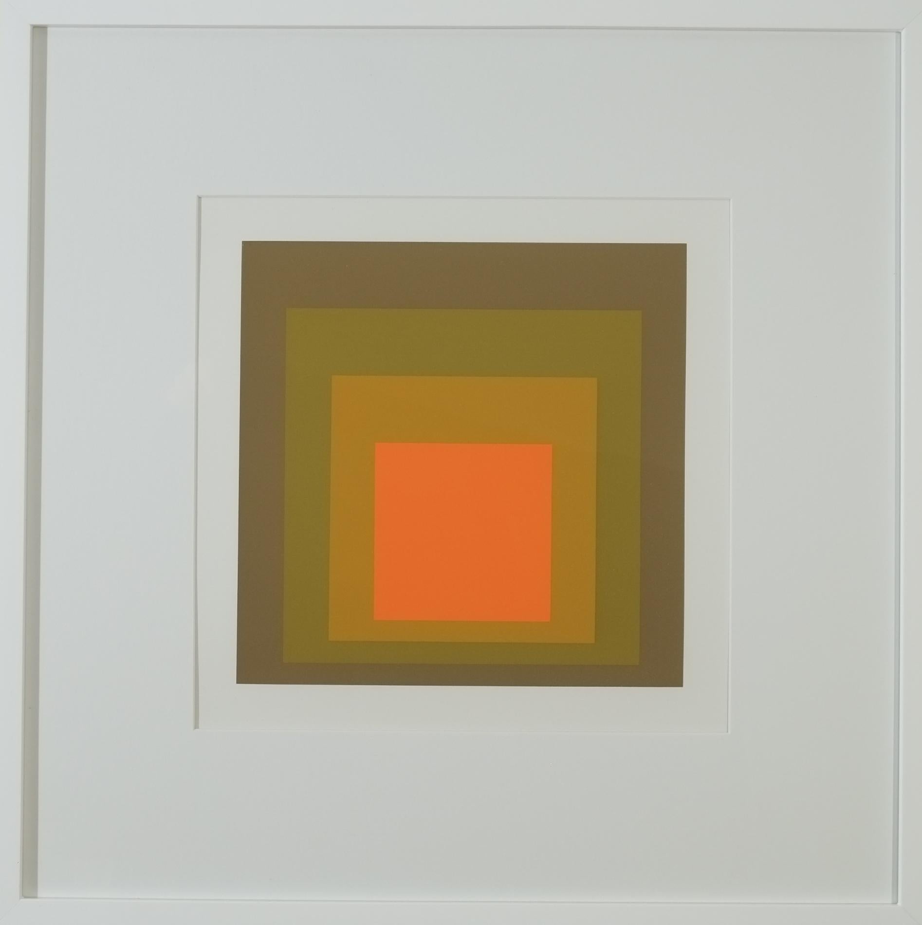 Josef Albers Abstract Print - Homage to the Square - PII-F19