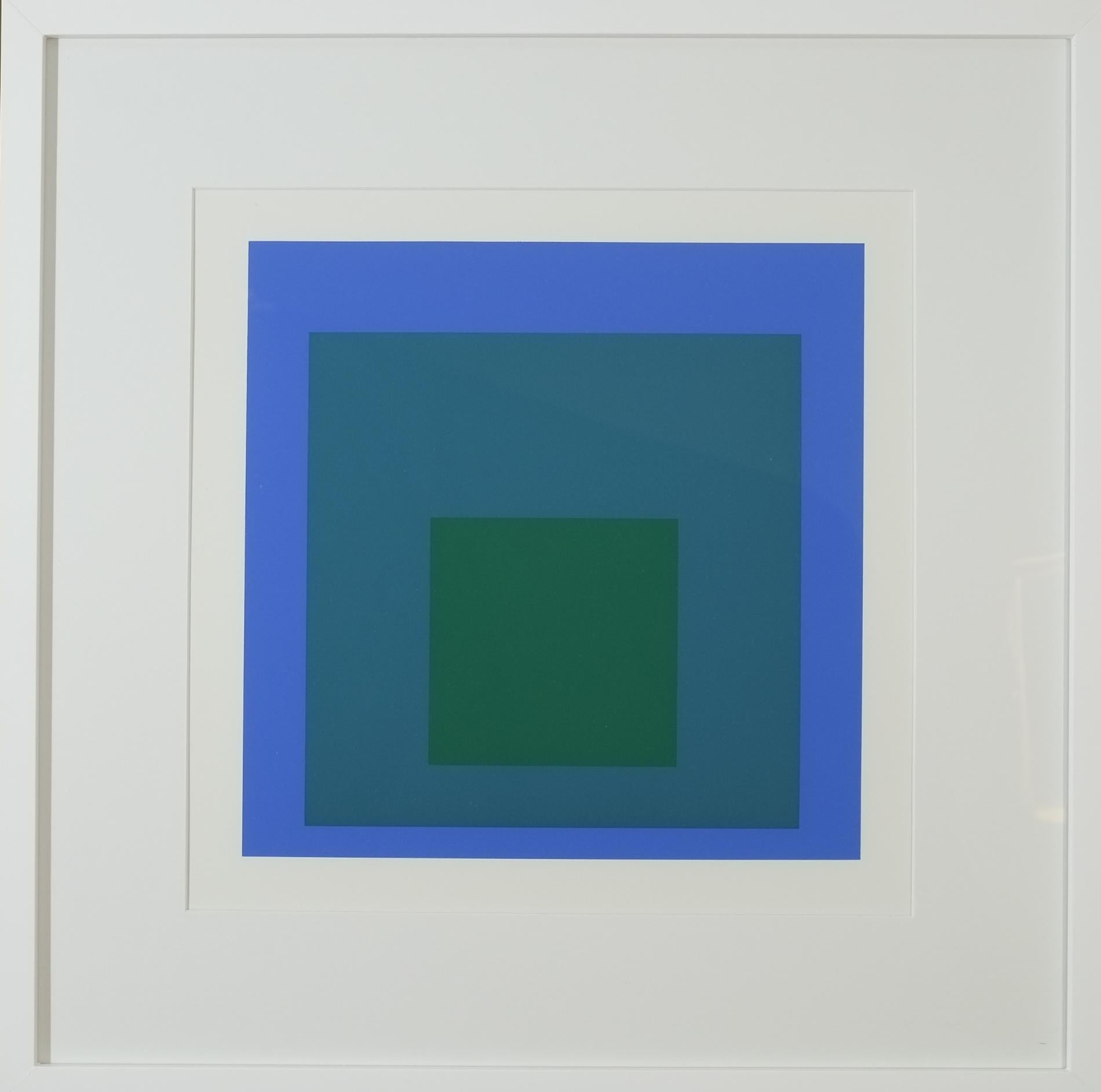 Josef Albers Abstract Print – Hommage an das Quadrat P2-F32