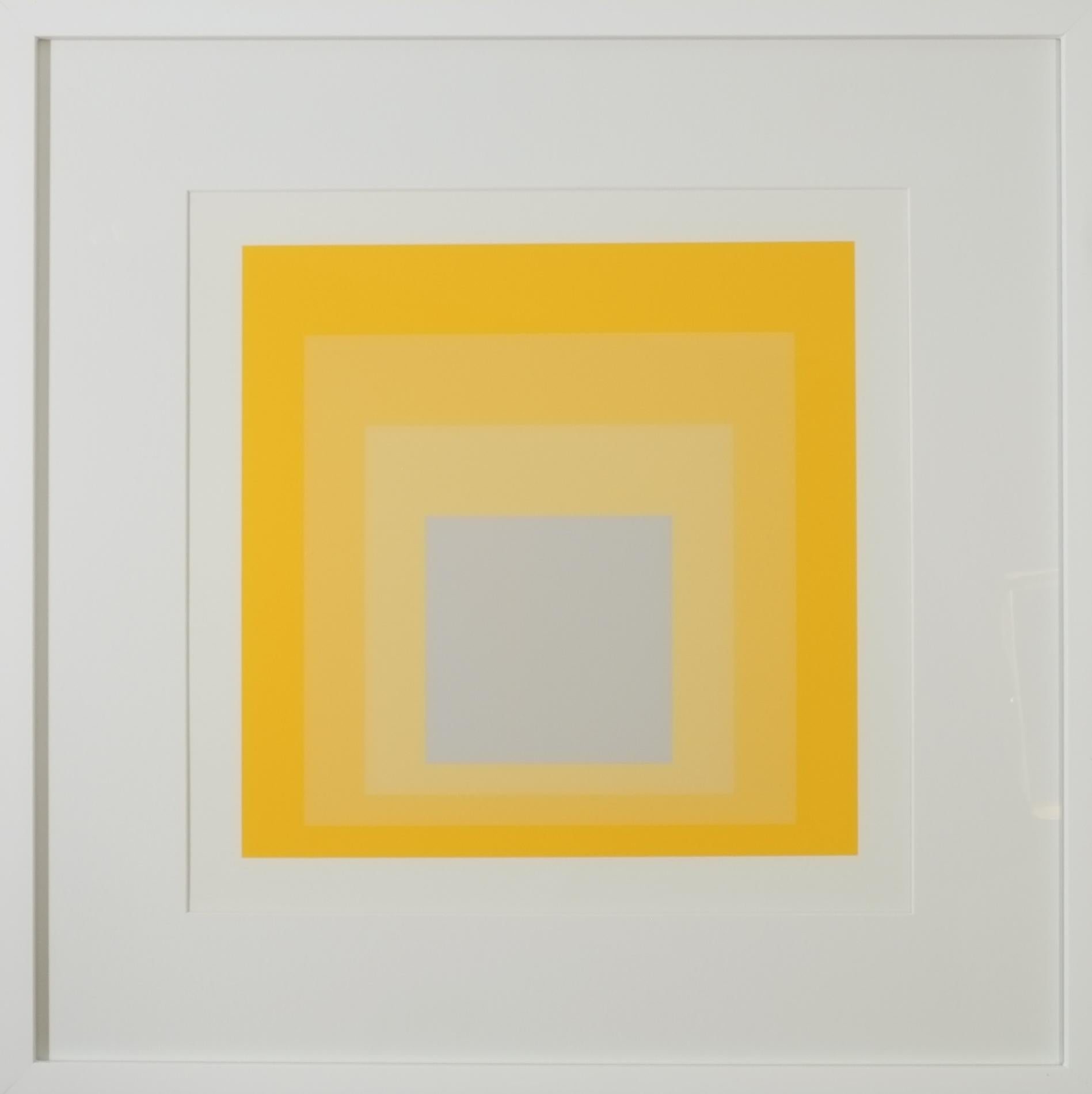 Josef Albers Abstract Print – Hommage an das Quadrat PI-F20