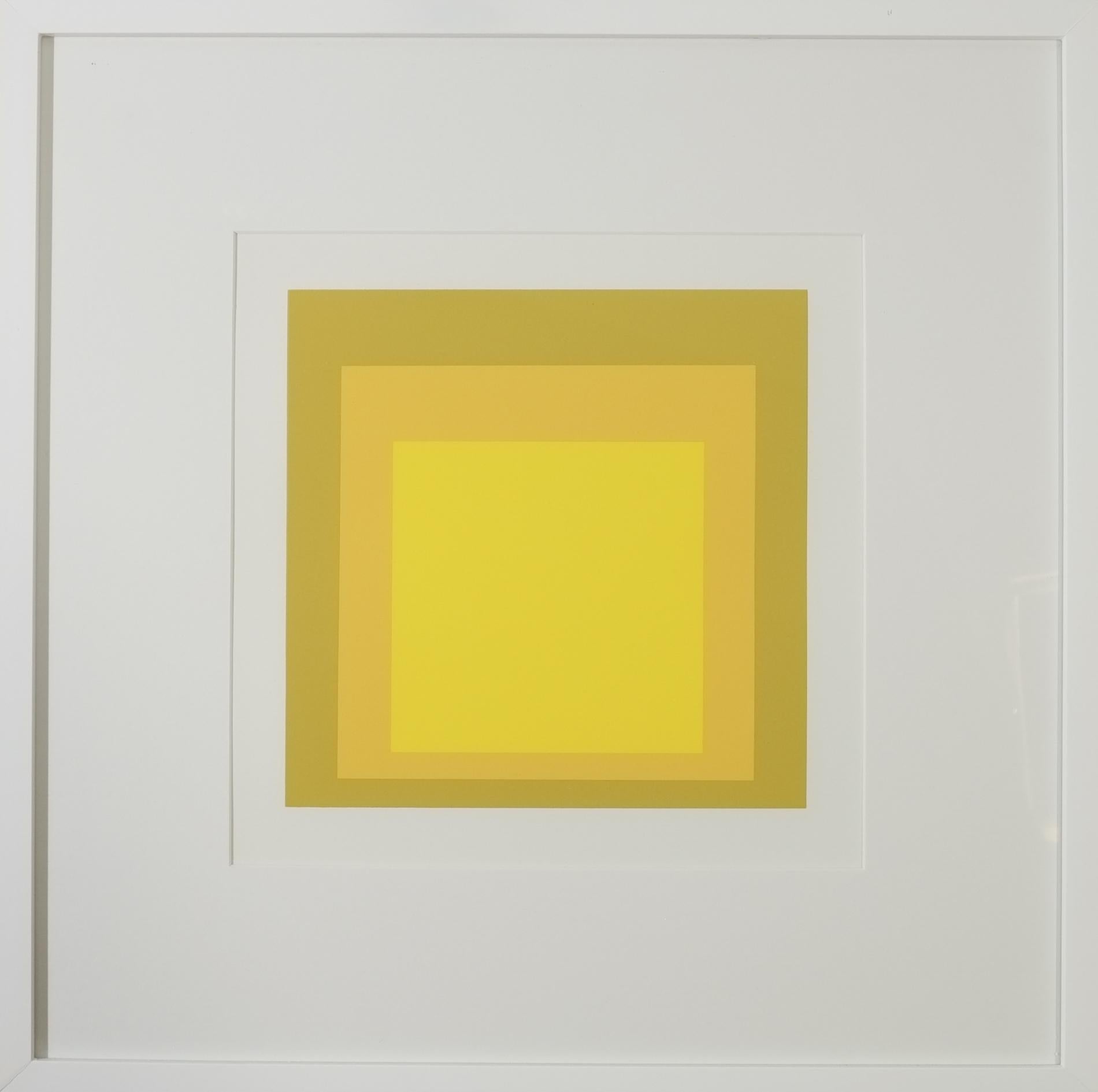 Josef Albers Abstract Print – Hommage an das Quadrat PII-F24
