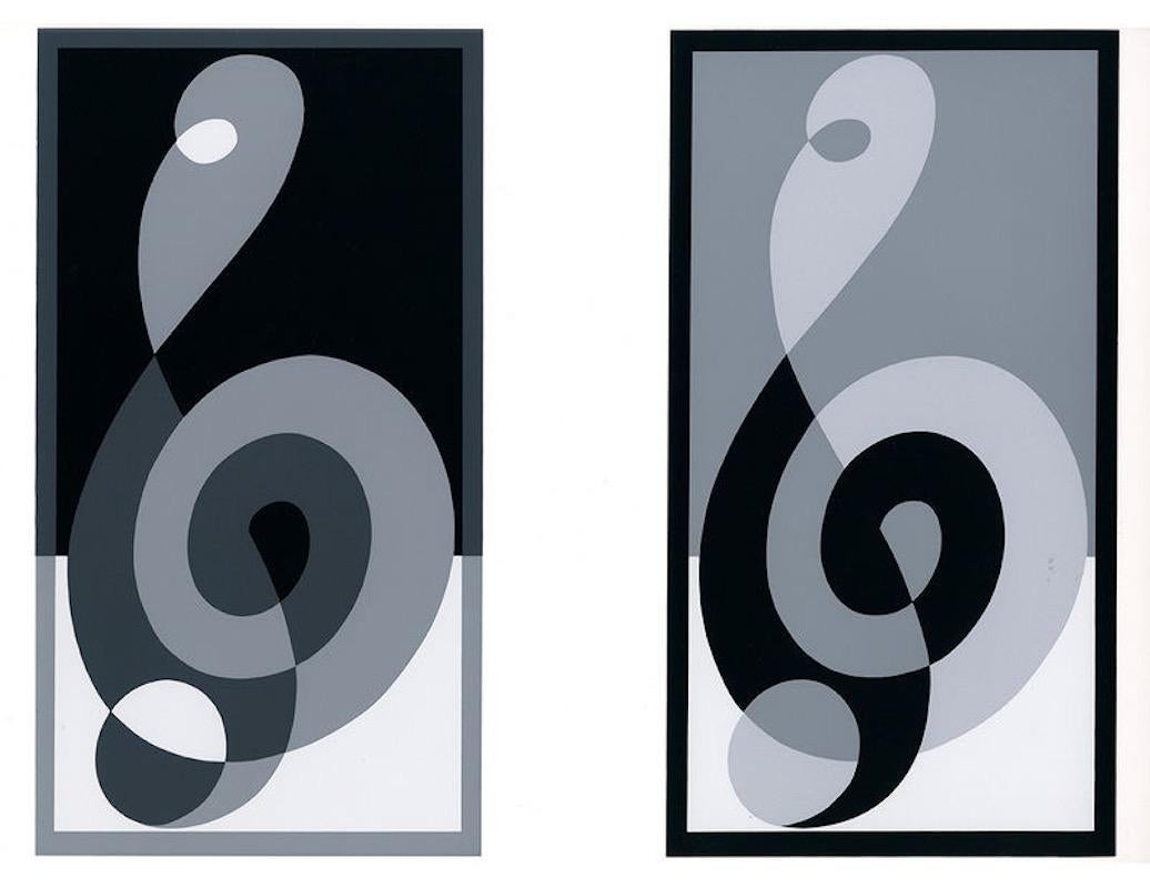 Josef Albers Abstract Print - Formulation Articulation: PI-F16