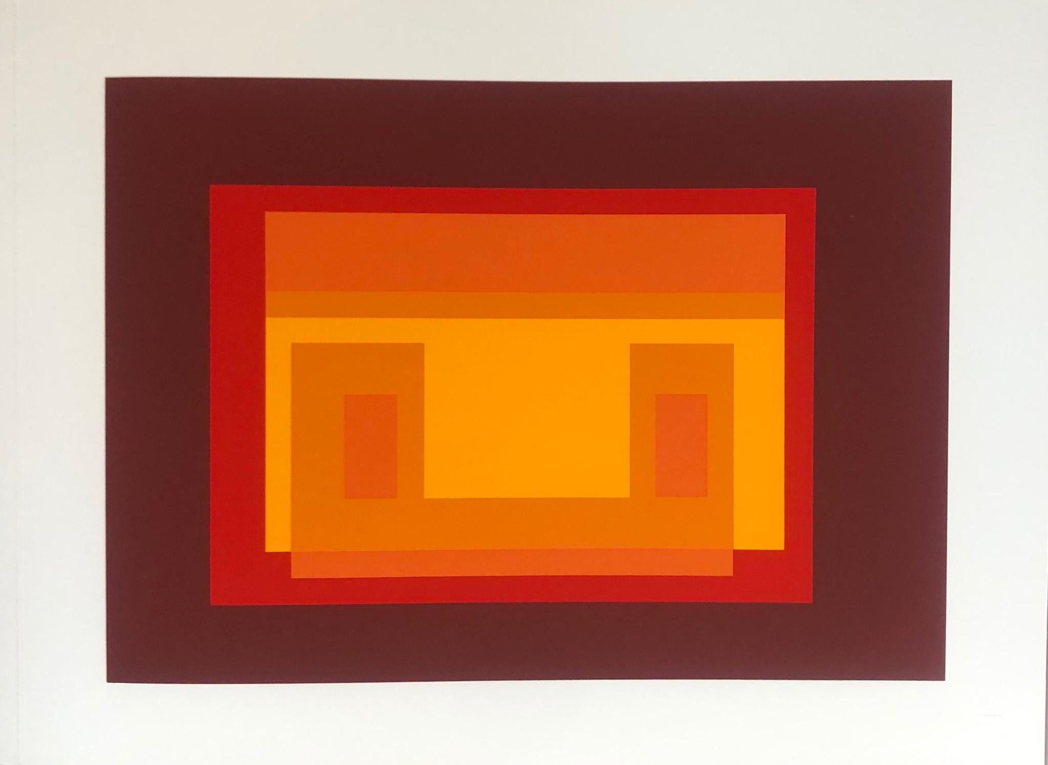Josef Albers Abstract Print – Zwei Varianten - PI-F11