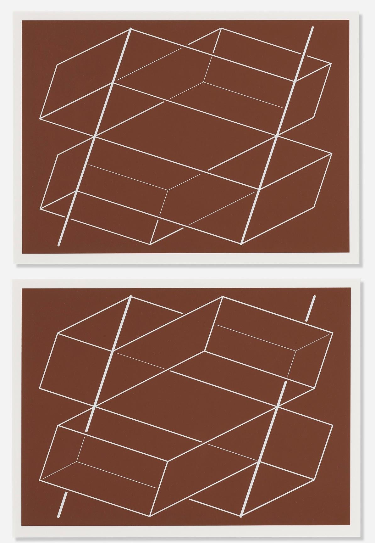 Josef Albers Abstract Print – Formelung der Artikulation: PI-F3