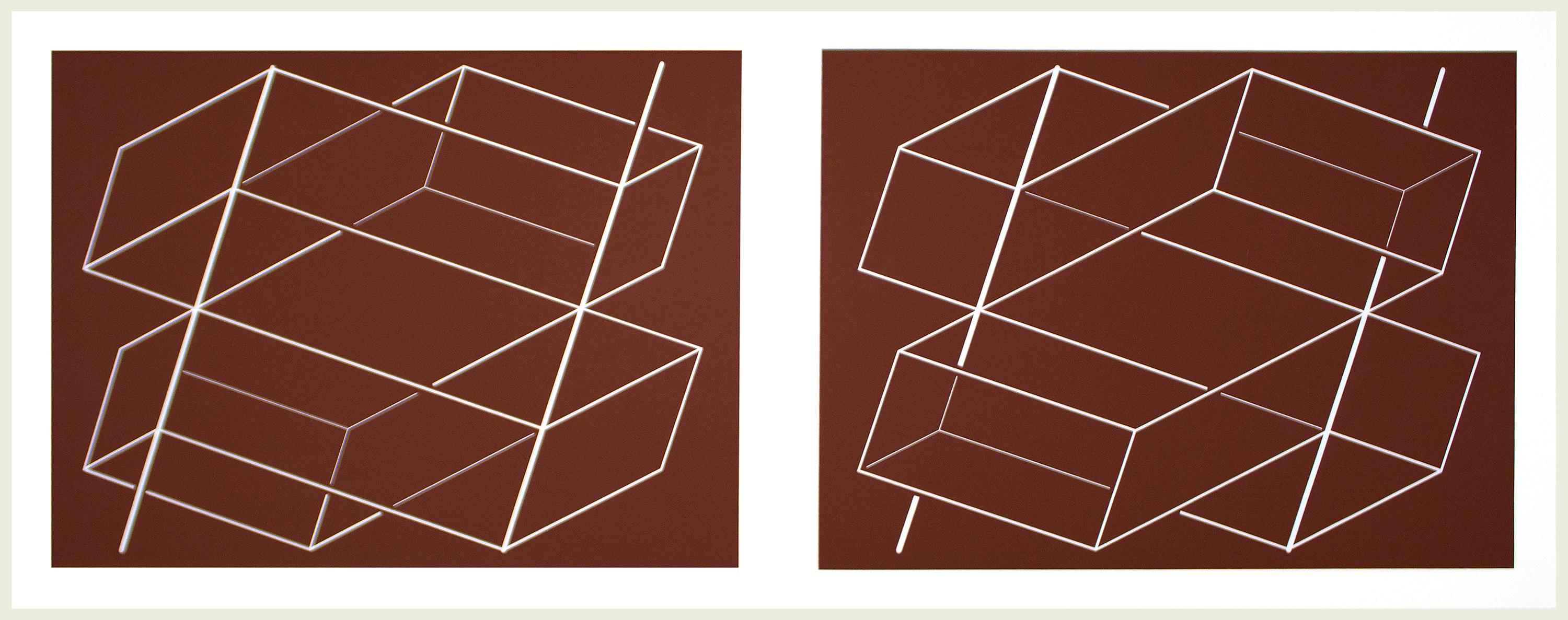 Abstract Print Josef Albers - Sans titre de la formulation : Articulation