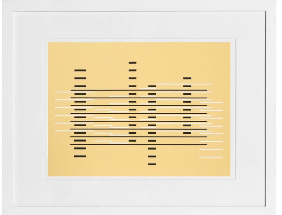 Josef Albers Abstract Print - Formulation Articulation  -  P2-F15