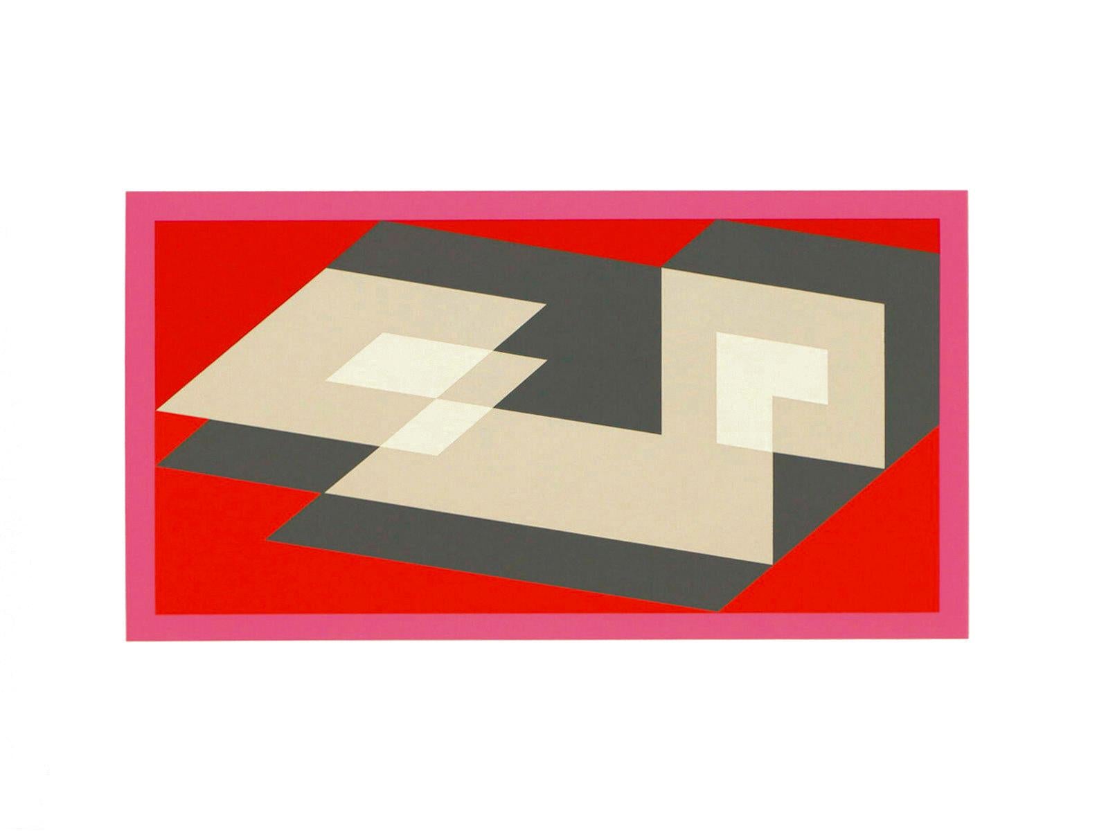 Josef Albers Abstract Print - Formulation : Articulation,  Portfolio I, Folder 14