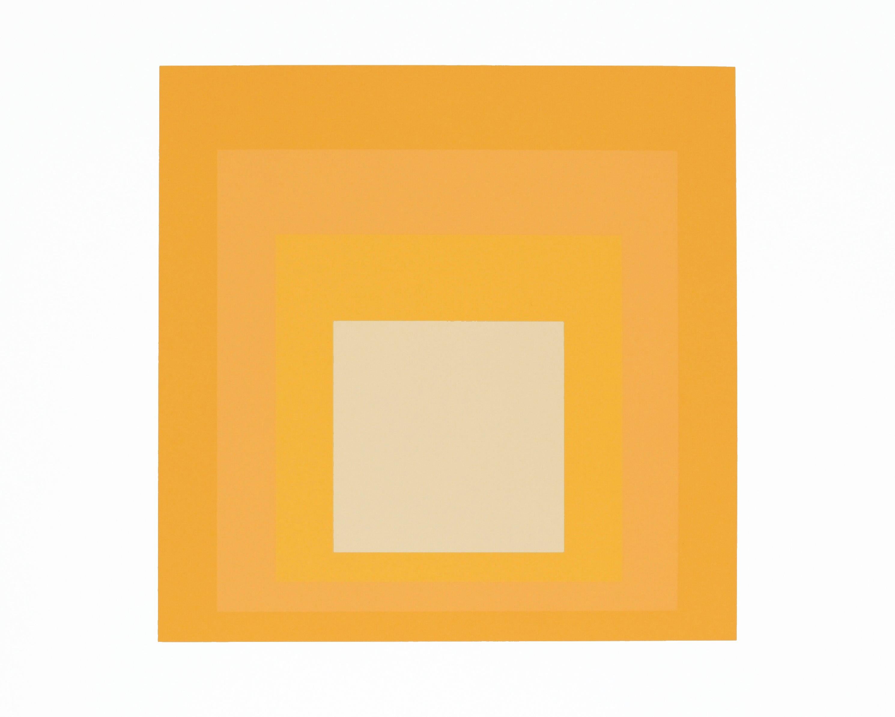 Josef Albers Abstract Print - Formulation : Articulation Portfolio I Folder 19 (B)