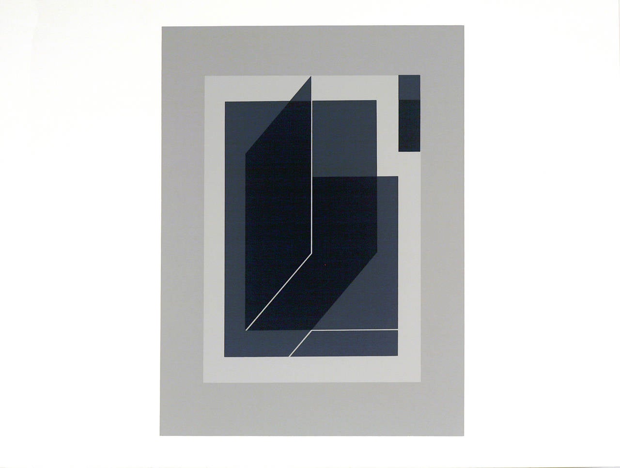 Josef Albers Abstract Print - Formulation :Articulation :  Portfolio I Folder 25 (A)