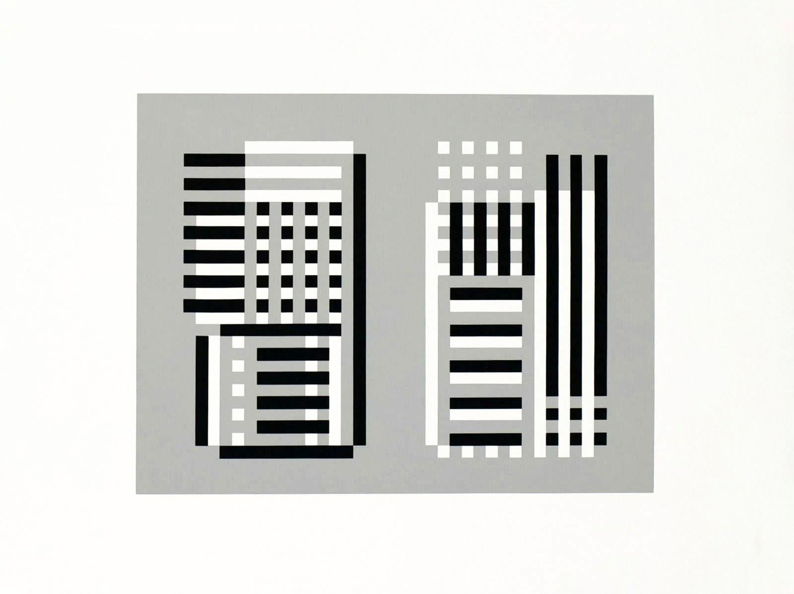 Josef Albers Abstract Print - Formulation : Articulation, Portfolio II, Folder 11 (A)