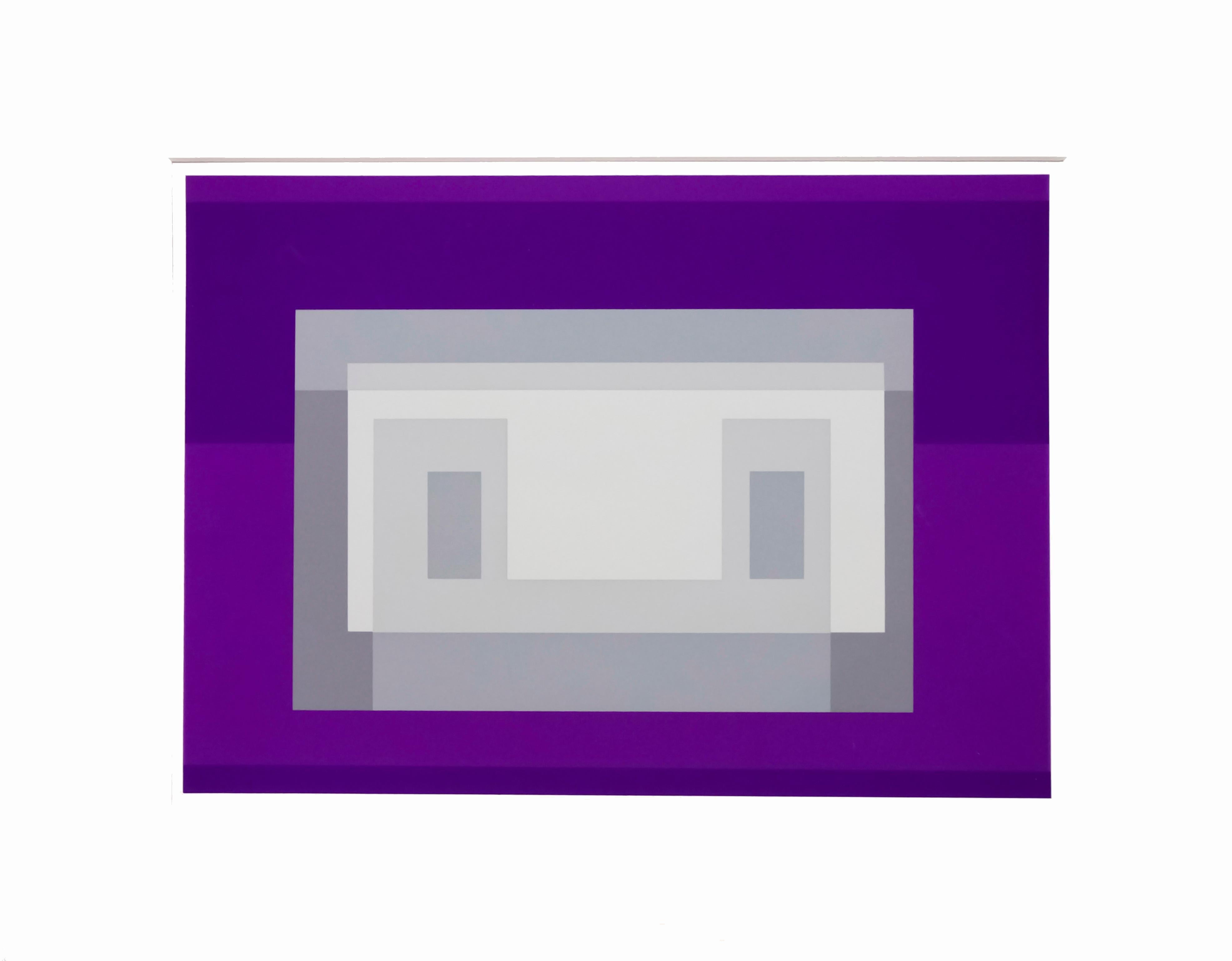 Josef Albers Abstract Print - Formulation : Articulation Portfolio II Folder 18, Matted