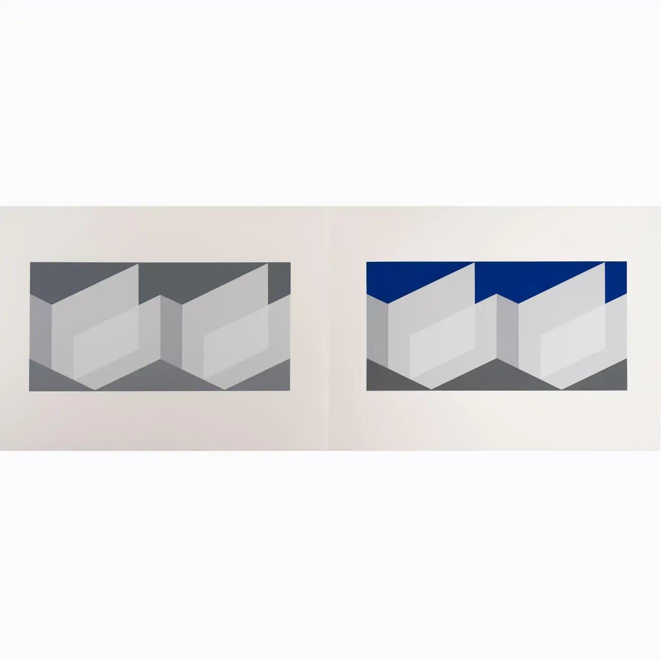 Josef Albers Abstract Print - Formulation: Articulation, Portfolio II, Folder 23