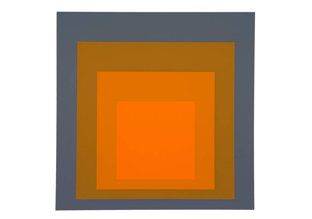 Josef Albers Abstract Print - Formulation : Articulation Portfolio II Folder 24 (A)