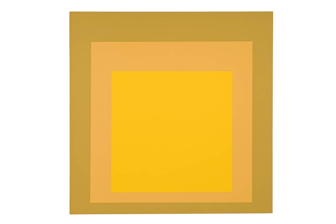 Josef Albers Abstract Print - Formulation : Articulation, Portfolio II Folder 24 (B) "Homage to the Square"